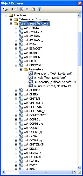 SQL Server Statistical and Probability functions