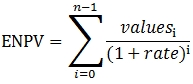 Enhanced NPV formula