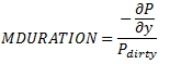 XLeratorDB modified duration formula for STEPMDURATION function for SQL Server