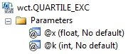 XLeratorDB syntax for QUARTILE_EXC function for SQL Server